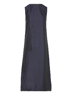 Hosbjerg Lauryn Wood Dress - Klær - DARK BLUE / blue