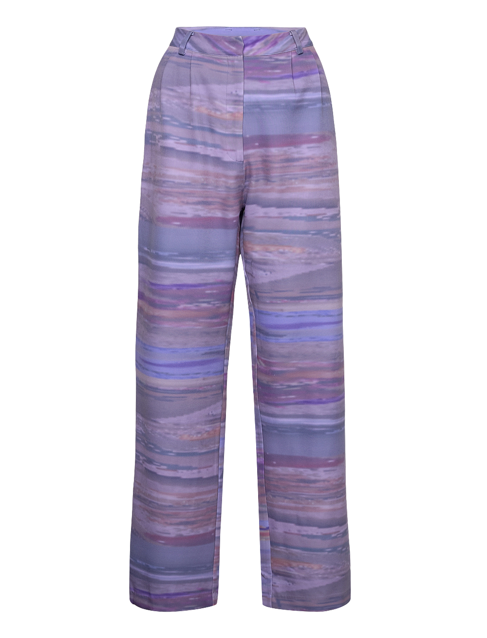 Hosbjerg - Line Adele Pants - vide bukser - abstract dinner purple - 0