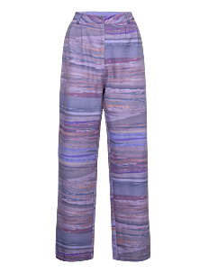 Hosbjerg Line Adele Pants - Klær - ABSTRACT DINNER PURPLE / purple