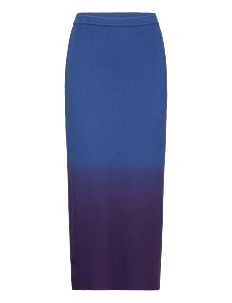 Hosbjerg Maya Dawn Rib Skirt - Klær - TRUE BLUE / navy