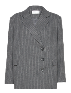 Hosbjerg Pipa Blazer - Klær - LIGHT GREY PINSTRIPE / grey