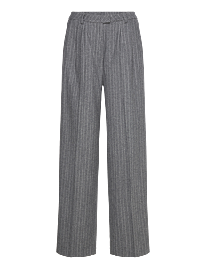 Hosbjerg Pipa Pants - Klær - LIGHT GREY PINSTRIPE / grey