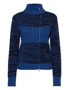 Hosbjerg Pixie Zipper Turtleneck - Klær - ELECTRIC BLUE MELANGE / blue