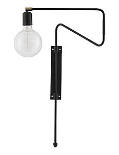 house doctor Swing Wall lamp - Lamper - BLACK / black