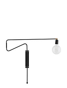 house doctor Swing Wall lamp - Lamper - BLACK / black