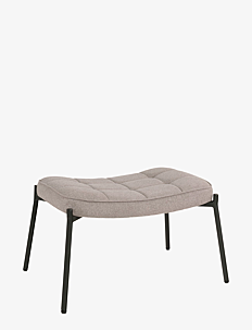 House Nordic Tyra - Footrest, stone with black legs - Møbler - STONE / grey