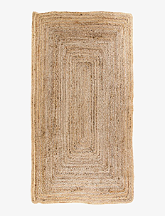 House Nordic Rina - Rug, braided jute, nature 65x135 cm - Tekstiler - NATURAL / natural