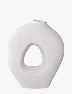 House Nordic Aina - Vase, ceramic, white 24x10,5x27,8 cm - Vaser - WHITE / white