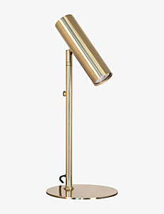 House Nordic Nida - Lamp, brass, 200 cm fabric cord - Lamper - BRASS / gold