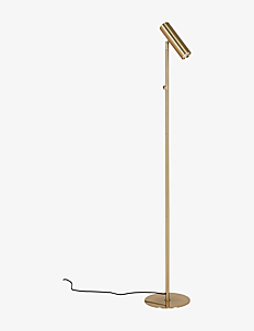 House Nordic Nida - Lamp, brass, 210 cm fabric cord - Lamper - BRASS / gold