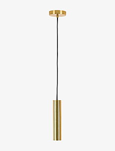 House Nordic Nida - Lamp, brass, 120 cm fabric cord - Lamper - BRASS / gold