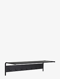 Hübsch Fusion Coat Rack - Møbler - BLACK / black