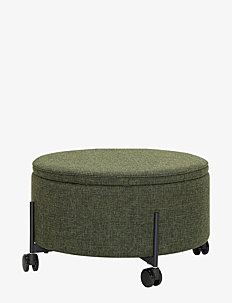 Hübsch Contain Pouffe - Møbler - GREEN / green