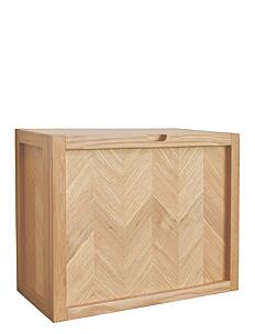 Hübsch Herringbone Shoe Cabinet - Møbler - NATURE / brown