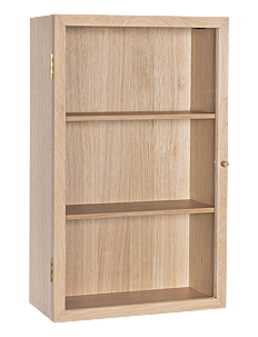 Hübsch Panorama Wall Cupboard Natural - Møbler - CLEAR,NATURAL / beige