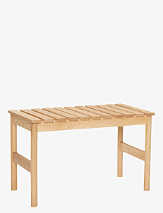 Hübsch Row Bench Small Natural - Møbler - NATURE / beige