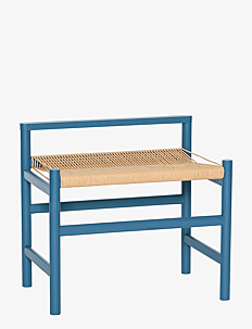 Hübsch Heritage Bench - Møbler - BLUE / blue