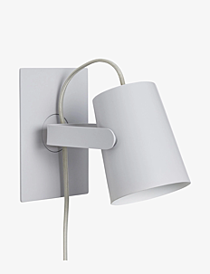 Hübsch Ardent Wall Light - Lamper - GREY / white