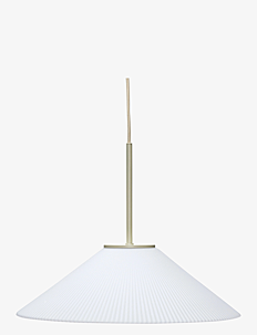 Hübsch Solid Pendant Lamp - Lamper - SAND,TEXTURED,WHITE / blue