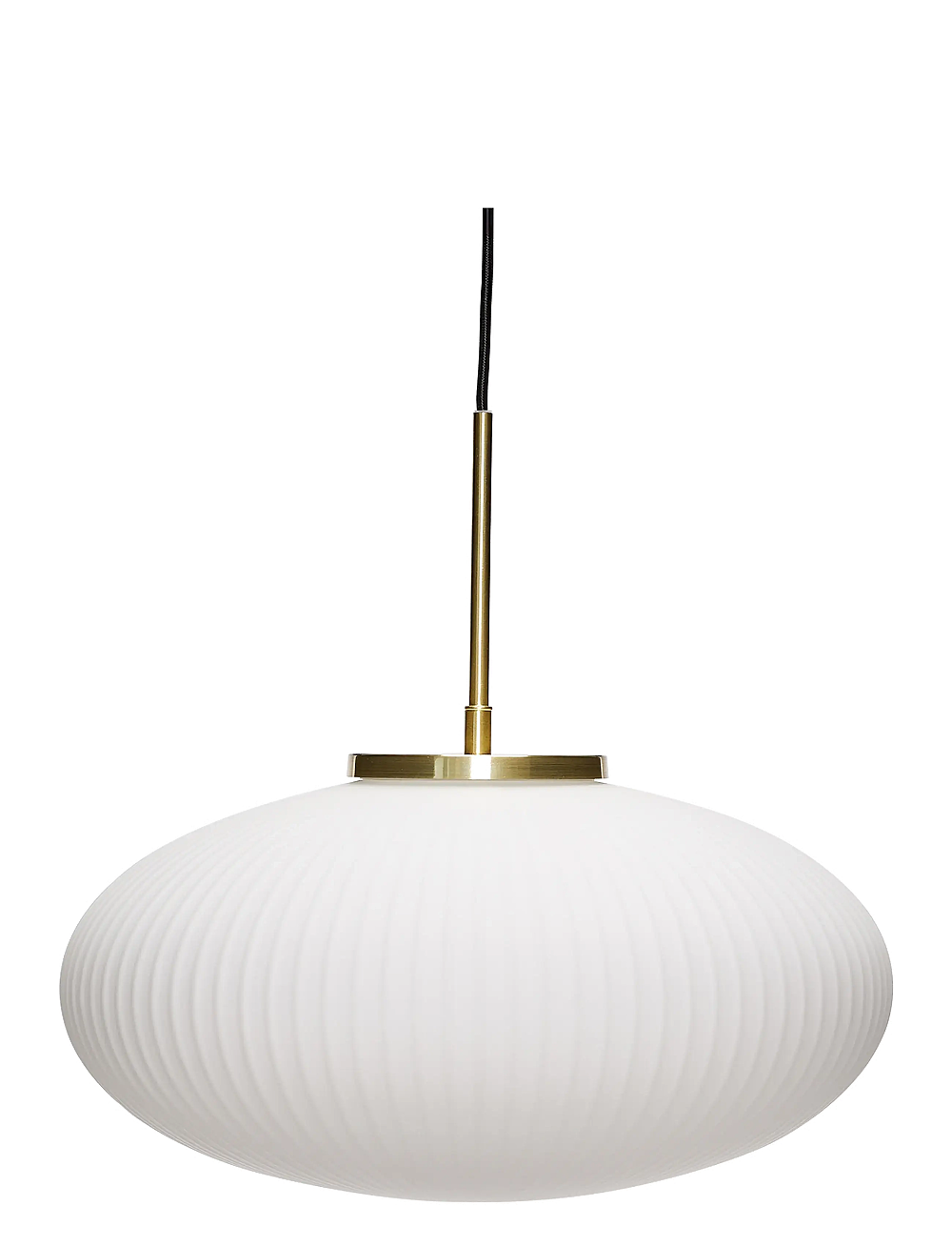 Hübsch - Serene Pendant Ellipse - pendler - white - 0