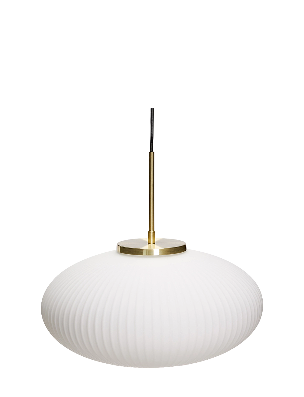 Hübsch - Serene Pendant Ellipse - pendler - white - 1