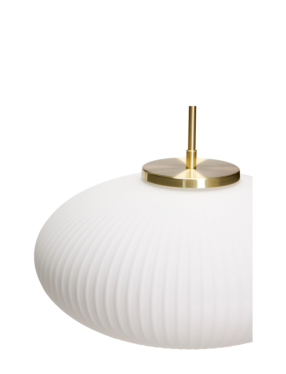 Hübsch - Serene Pendant Ellipse - pendler - white - 2