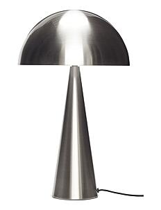 Hübsch Mush Table Lamp - Lamper - NICKEL / silver