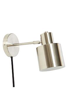 Hübsch Fuse Wall Lamp - Lamper - NICKEL / silver