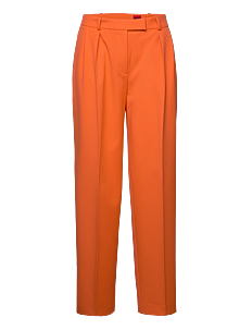 HUGO Hanifa - Rette bukser - BRIGHT RED / orange