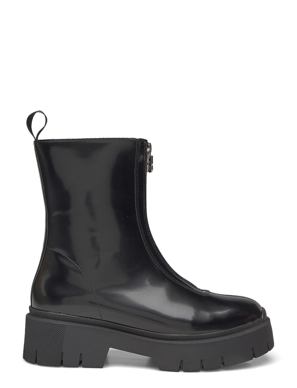 HUGO - Kris_ZipBootie_BRPU - flate ankelboots - black - 1