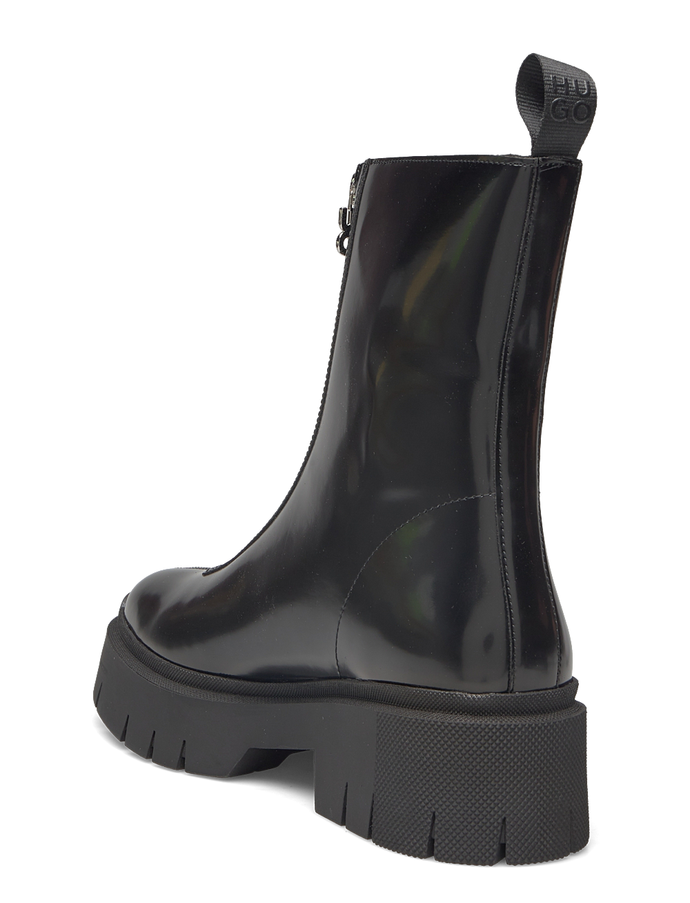 HUGO - Kris_ZipBootie_BRPU - flate ankelboots - black - 2