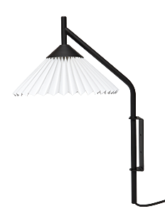 humble LIVING Cecil Wall Lamp - Lamper - MATT BLACK, WHITE / black