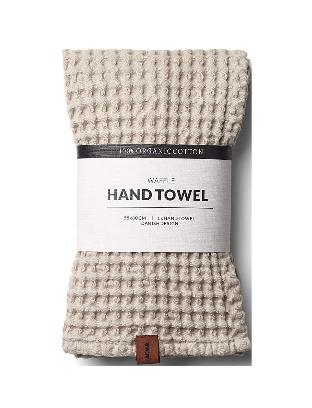 Humdakin - Waffle Hand Towel - shop etter pris - light stone - 0