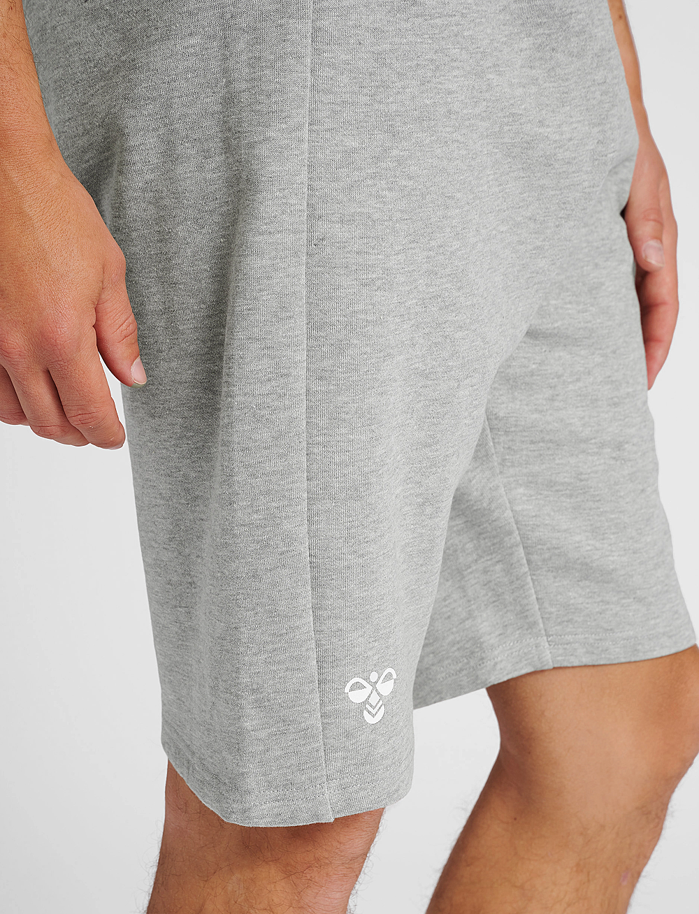 Hummel - hmlGG12 SWEAT SHORTS - underdeler - grey melange - 3