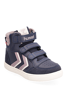 Hummel STADIL PRO JR - Sneakers - BLACK IRIS/QUAIL / blue