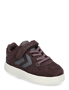 Hummel ST. POWER PLAY SUEDE JR - Sneakers - FUDGE / brown