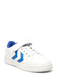 Hummel DERBY COURT JR - Sneakers - LAPIS BLUE / white