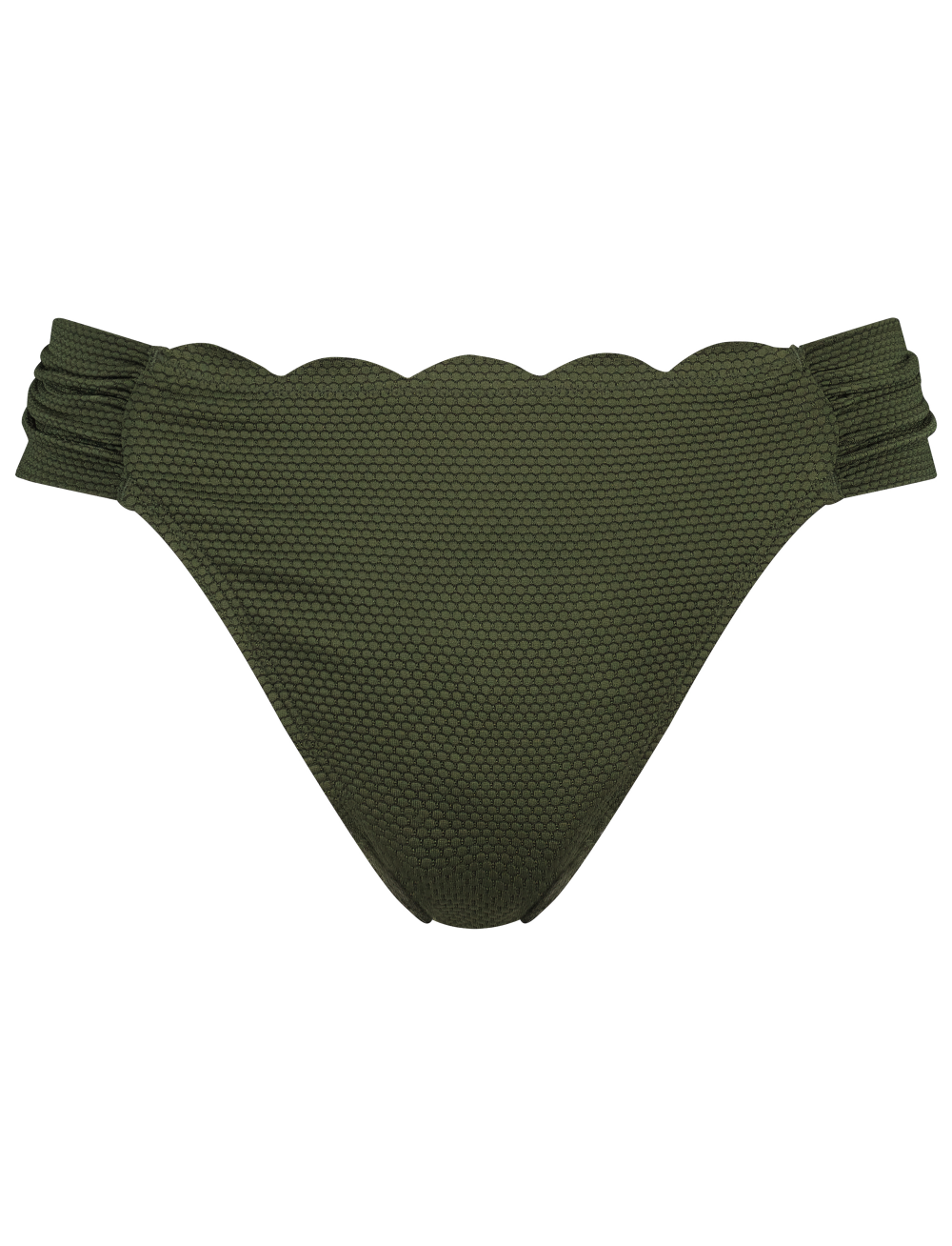 Hunkemöller - Scallop rio b - bikini truser - khaki - 1