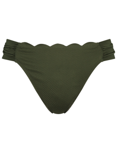 Hunkemöller Scallop rio b - Bikini truser - KHAKI / khaki/green