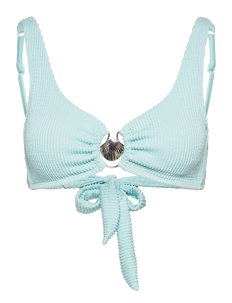 Hunkemöller Crinkle croptop - Bikinier - AZUR BLUE / blue