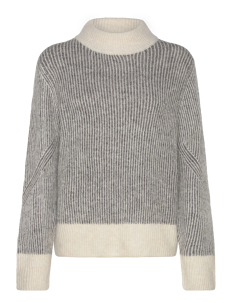 ICHI IHKAMARA LS STRIPE4 - ICHI - DARK GREY MELANGE / grey