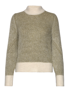 ICHI IHKAMARA LS STRIPE4 - ICHI - MAYFLY / khaki/green