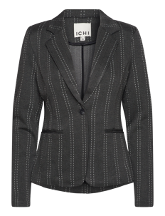 ICHI IHRUTI BL14 - ICHI - DARK GREY MELANGE STRIPE / grey