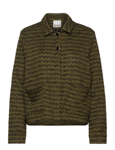 ICHI IHKATE MOSLEY JA - ICHI - MAYFLY STRIPE JACQUARD / khaki/green