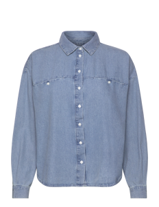 ICHI IHARCHER SH - ICHI - LIGHT BLUE WASHED / blue