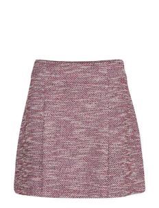 ICHI IHKATE CHECLÉ SK - ICHI - PINK BERRY BOUCLÉ / burgundy