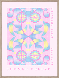 If Walls Could Talk Summer Breeze No. 2 - Botanisk - MULTI-COLORED / pink/rose