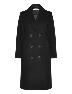 InWear ThoraIW Lapel Coat - Kåper - BLACK / black