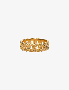 IX Studios IX Crunchy Curb Ring - Kolleksjoner - GOLD / gold