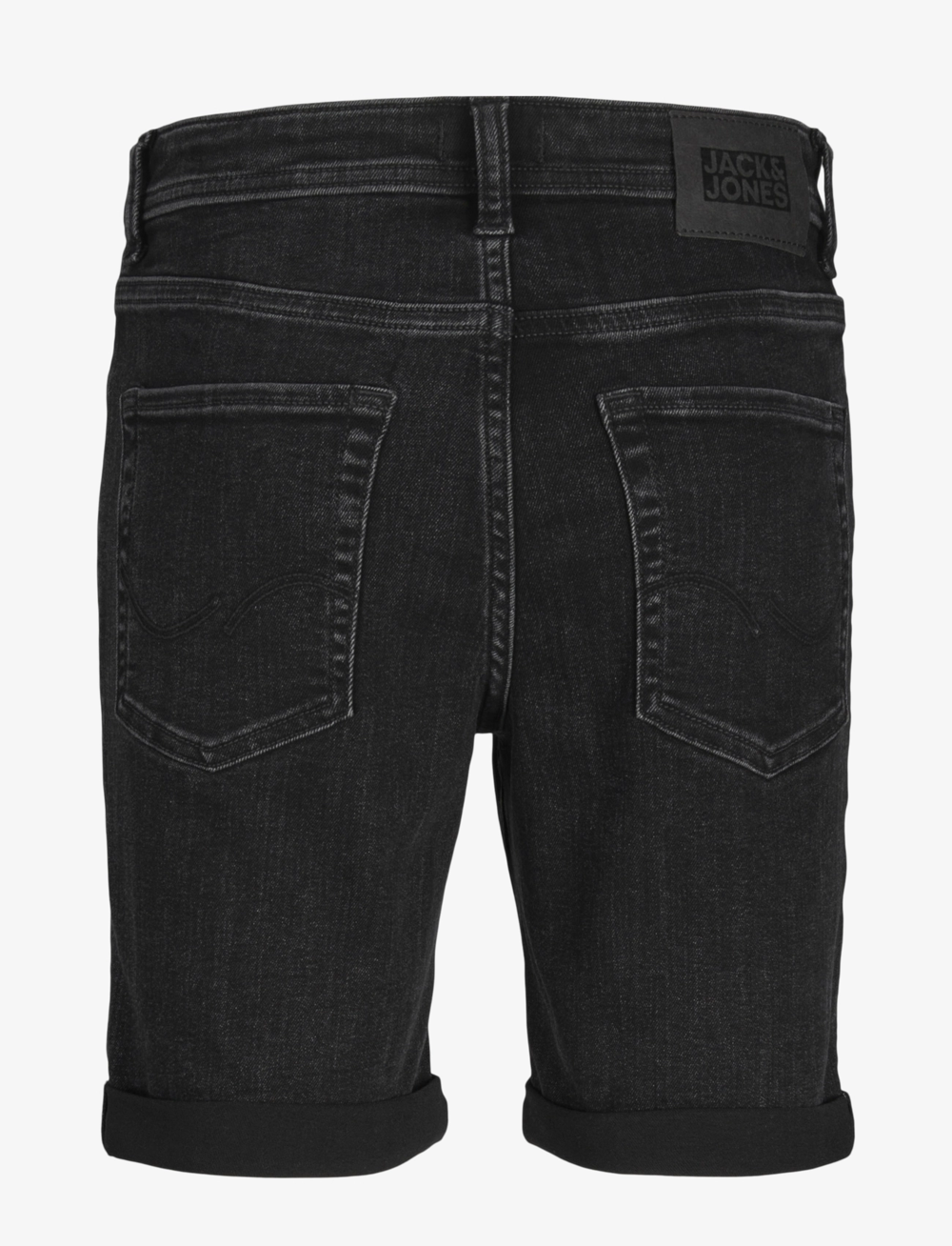 Jack & Jones - JJIRICK JJORIGINAL SHORTS AM 600 JNR - denimshorts - black denim - 1